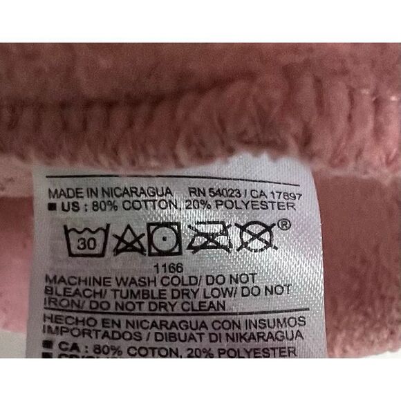 Old Navy Pink Superhero Graphic Warm Cropped Crewneck Sweatshirt - Picture 3 of 4